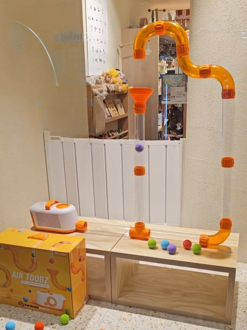 Fat Brain Toys Air Toobz with Airflow Unit 1 STEM Toys Best Seller Most Loved in Store Gifting idea for 5yrs+ (Bulky Shipping)