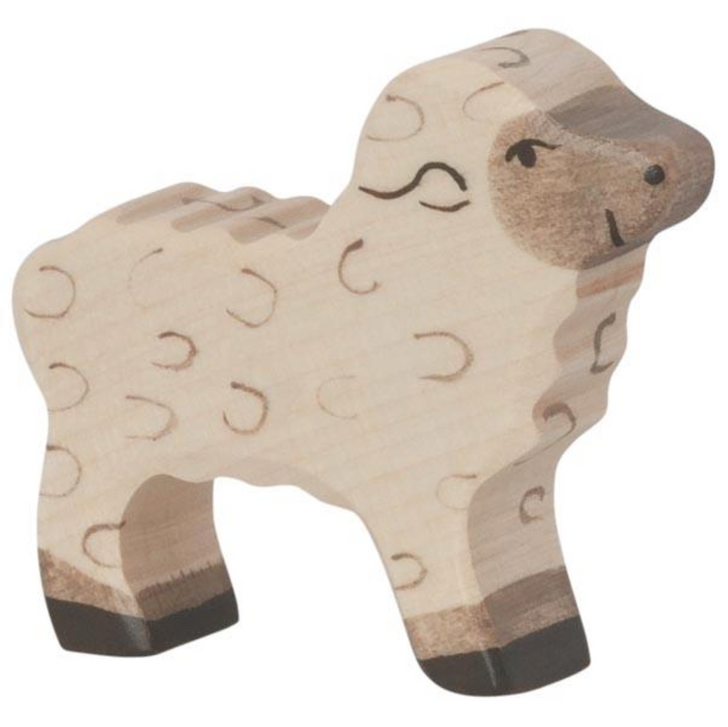 Holztiger Lamb Wooden Animals Farm Animal Toys 3yrs+