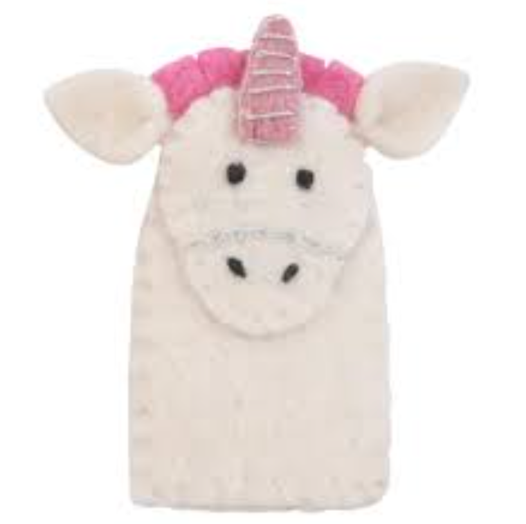 Pashom Felt Unicorn / Princess Finger Puppet Each Pretend & Imaginative Play Toys 3yrs+