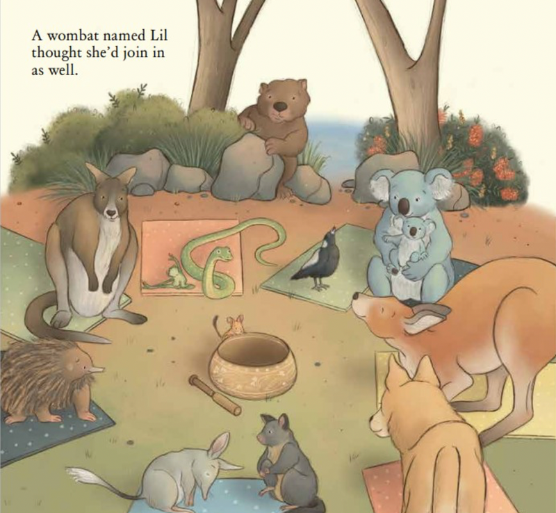 Wombat Dreaming (Hardcover) by Caz Goodwin and Zoë Bennet Kids Picture Book Australian Authors