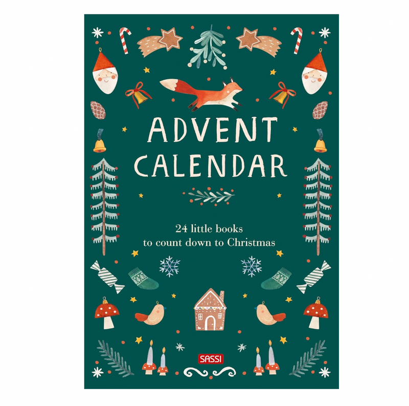 Sassi Advent Calendar 24 Little Books to Count Down to Christmas Christmas Range 4yrs+