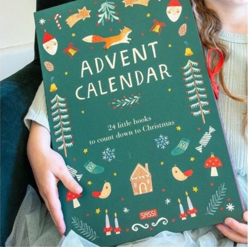 Sassi Advent Calendar 24 Little Books to Count Down to Christmas Christmas Range 4yrs+