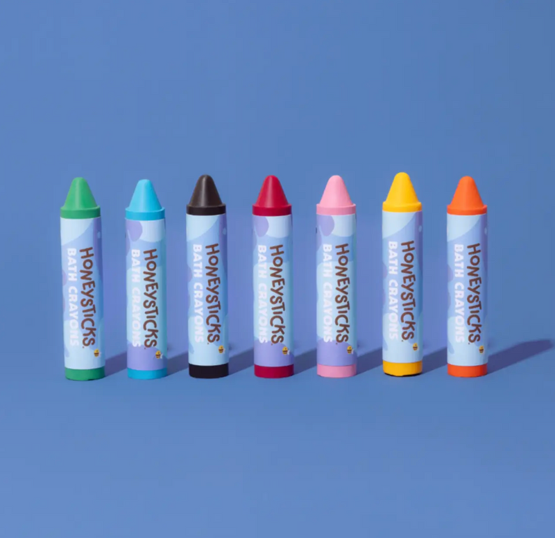 Honeysticks Bath Crayons 7 Colours Super Jumbos Bath Toys Art and craft for kids 3yrs+
