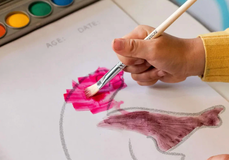 Honeysticks Natural Watercolour Paints 7 Colours Art and craft for kids 3yrs+