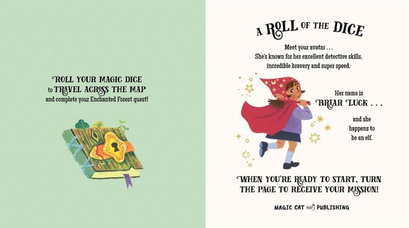 A Roll of The Dice Enchanted Forest Book (Hardcover) By Lauren De Graaf