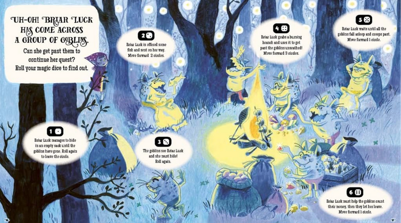 A Roll of The Dice Enchanted Forest Book (Hardcover) By Lauren De Graaf