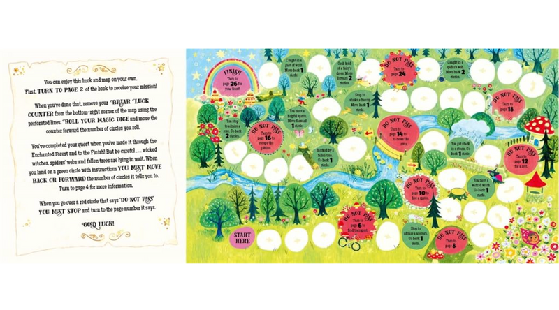 A Roll of The Dice Enchanted Forest Book (Hardcover) By Lauren De Graaf