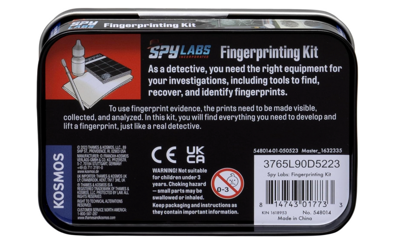 Thames & Kosmos Spy Labs Fingerprinting Kit STEM Toy for 8yrs+
