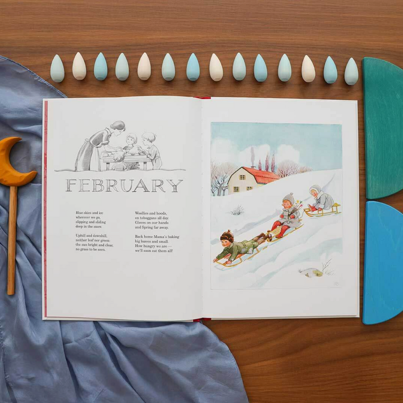 Around the Year (Hardcover) by Elsa Beskow Kids Picture Book