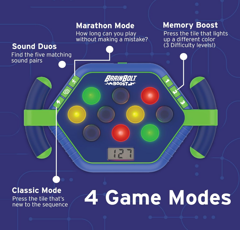 Brainbolt Boost by Educational Insights Electronic Memory Game for 5yrs+