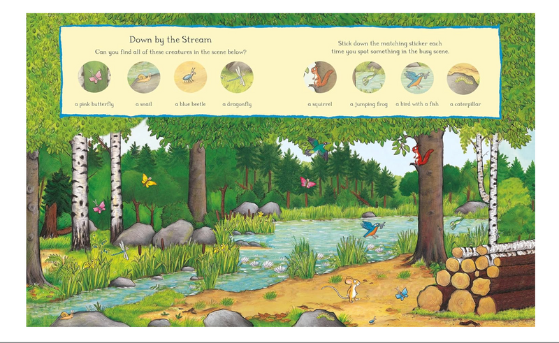 The Gruffalo First Sticker Book with 250 Stickers (Paperback) by Julia Donaldson and Axel Scheffler