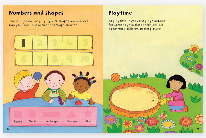 Starting School Sticker Book with over 100 Stickers (Paperback) by Felicity Brooks Activity Book