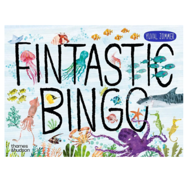 Fintastic Bingo by Yuval Zommer Matching Board Card Game for Kids Ocean Toys