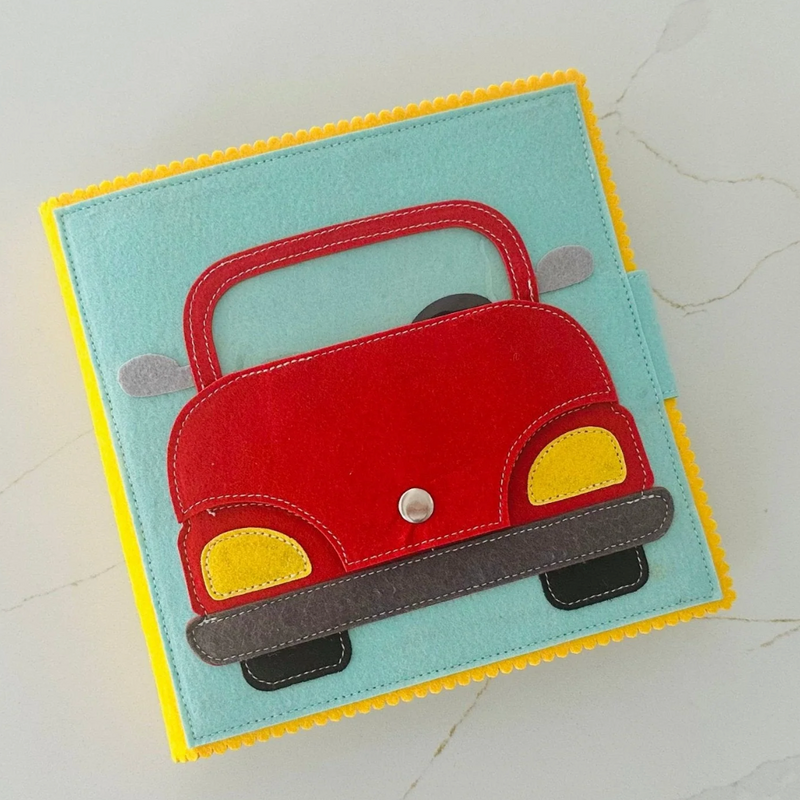 Wondertivity Little Town Busy Book Fabric Activity Book Kids Travel Toys 3yrs+