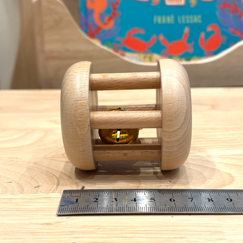 Montessori Infant Cylinder Bell Wooden Sensory Toy for 6m+