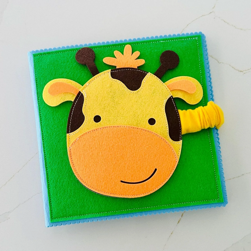 Wondertivity Safari Set Busy Book Fabric Activity Book Kids Travel Toys 3yrs+