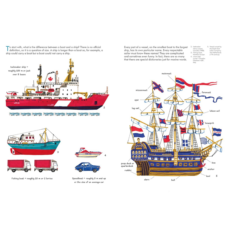 Big Book of Boats (Hardcover) Kids Picture Book Clearance