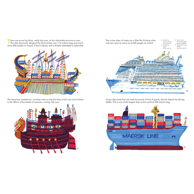 Big Book of Boats (Hardcover) Kids Picture Book Clearance