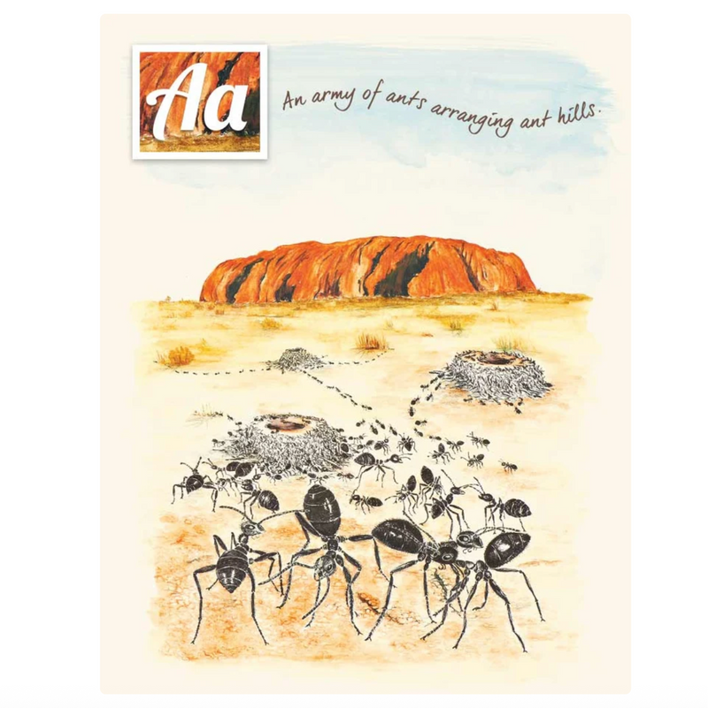 An All Australian Alphabet Book (Paperback) by Leanna White Early Literacy for Kids Australian Author