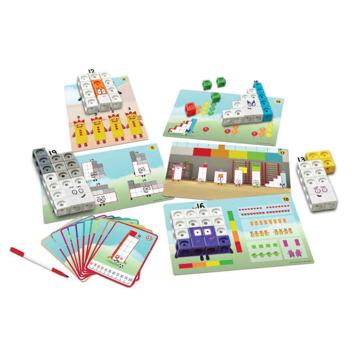 Numberblocks MathLink® Cubes Set 11-20 Math Games for Kids STEM Toys 3yrs+