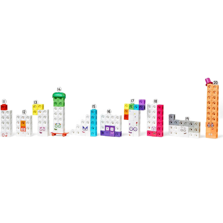 Numberblocks MathLink® Cubes Set 11-20 Math Games for Kids STEM Toys 3yrs+