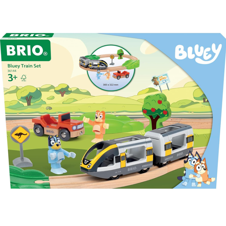 BRIO Bluey Train Set 15pcs 3yrs+