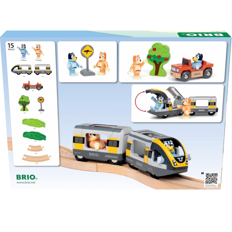 BRIO Bluey Train Set 15pcs 3yrs+