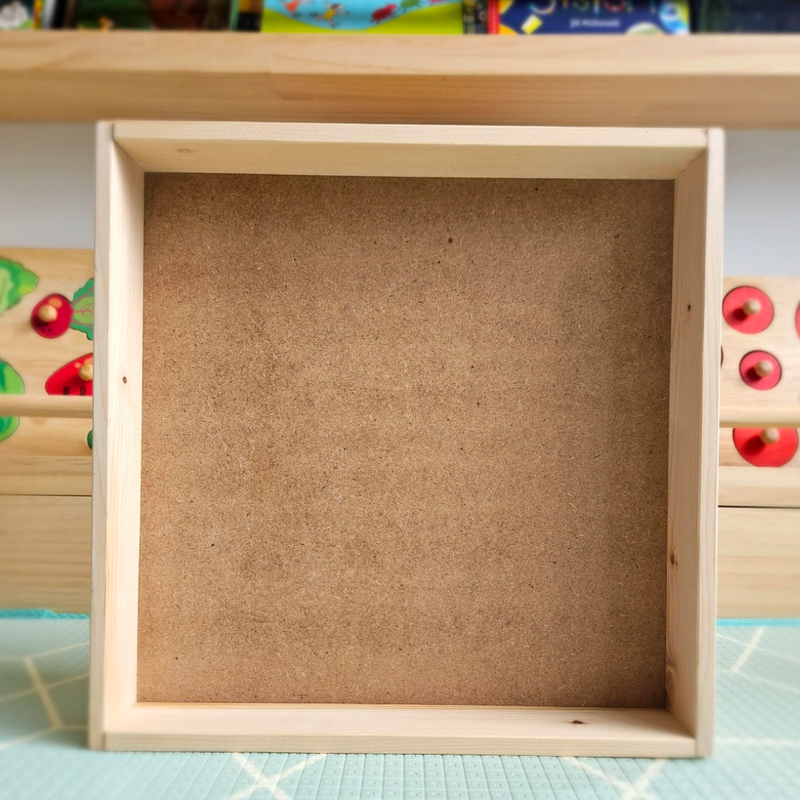 Qtoys Montessori Sand Tray Nature Play Tools and Toys Developmental Toys for Preschoolers 3yrs+