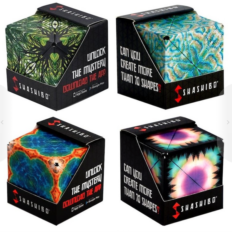 Shashibo Explorer Series Assorted Shape Shifting Puzzle Box Fidget Travel Toys Sensory Toys Best Seller 8yrs+