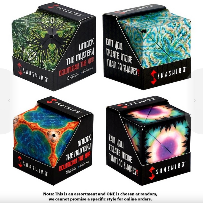 Shashibo Explorer Series Assorted Shape Shifting Puzzle Box Fidget Travel Toys 8yrs+