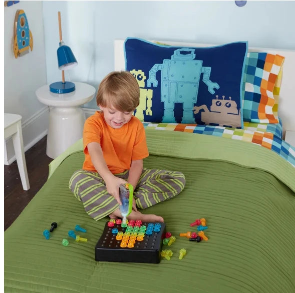 Design & Drill® BrightWorks™ STEM Learning with Toy Drill for 3yrs+