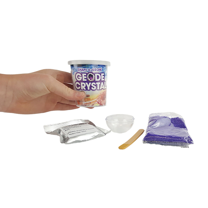 Shape & Grow Geode Crystal Growing Kit Assorted 1pcs Early Science STEM Toys Gifting Idea for 5yrs+