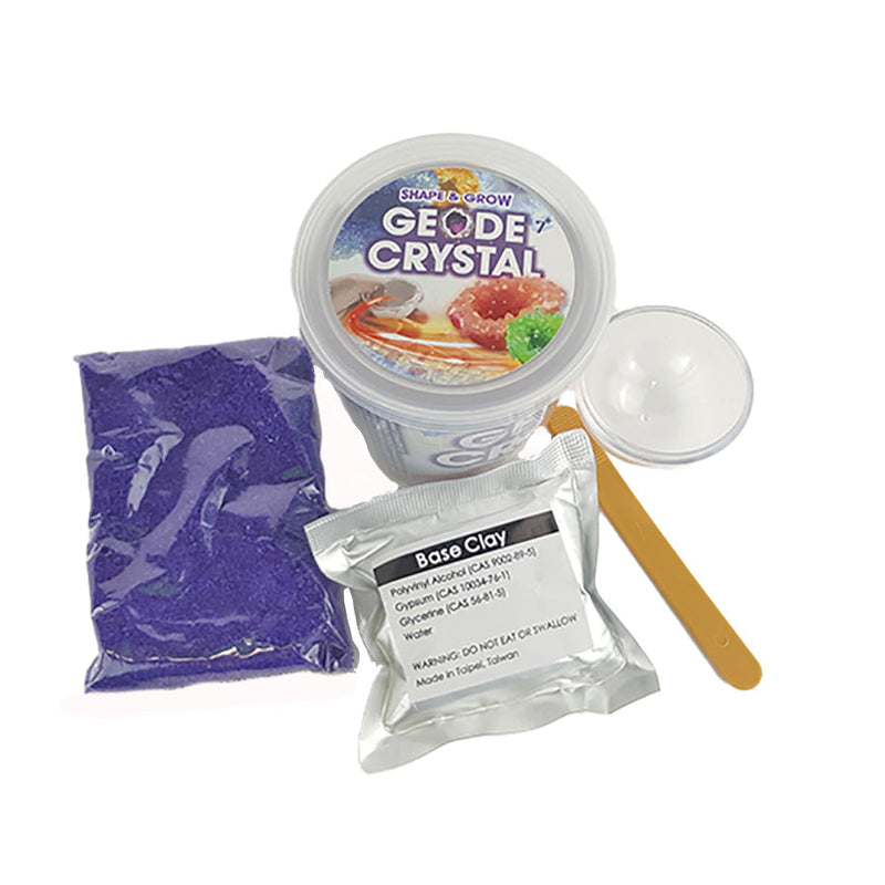 Shape & Grow Geode Crystal Growing Kit Assorted 1pcs Early Science STEM Toys Gifting Idea for 5yrs+