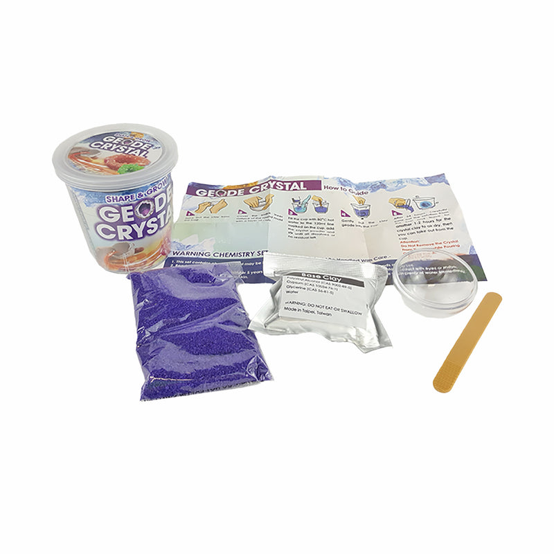 Shape & Grow Geode Crystal Growing Kit Assorted 1pcs Early Science STEM Toys Gifting Idea for 5yrs+