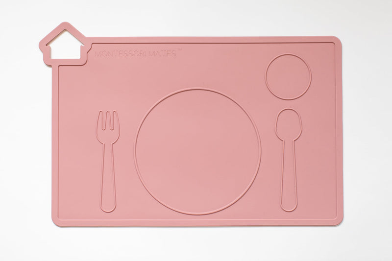 Montessori Mates Silicone Placemat 3 Colour Options Baby Montessori Practical Life Materials Baby Gifts Idea 6m+