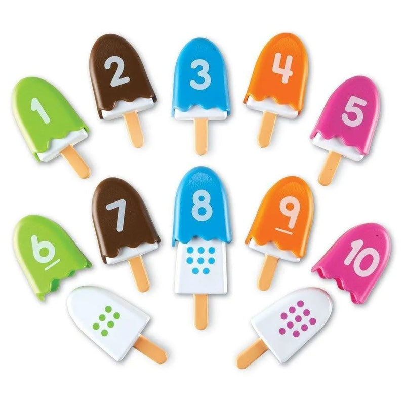 Smart Snacks 1-10 Number Pops 20pcs By Learning Resource Early Numeracy Maths Games for Kids Toddler Toys 18m+
