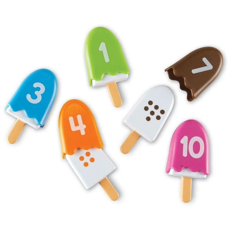 Smart Snacks 1-10 Number Pops 20pcs By Learning Resource Early Numeracy Maths Games for Kids Toddler Toys 18m+