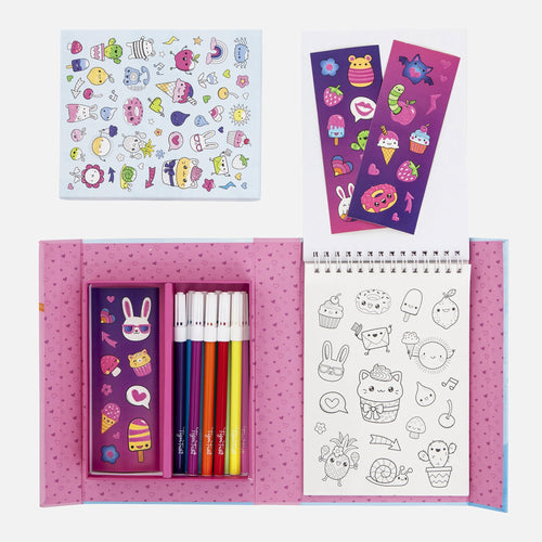 Tiger Tribe Stacks of Stickers Little Cuties Art and craft for kids 5yrs+