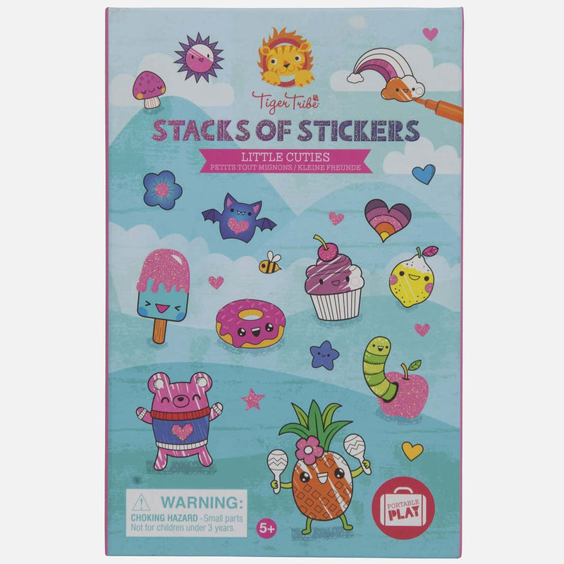 Tiger Tribe Stacks of Stickers Little Cuties Art and craft for kids 5yrs+