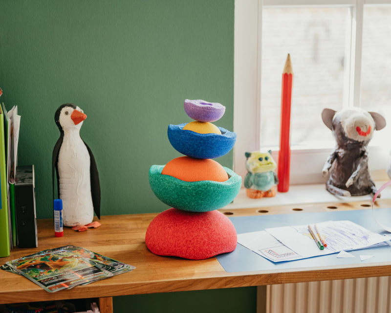 Stapelstein Stepping Stones Inside Rainbow Classic Developmental Toys for Toddlers Gifts Idea Retired 12m+