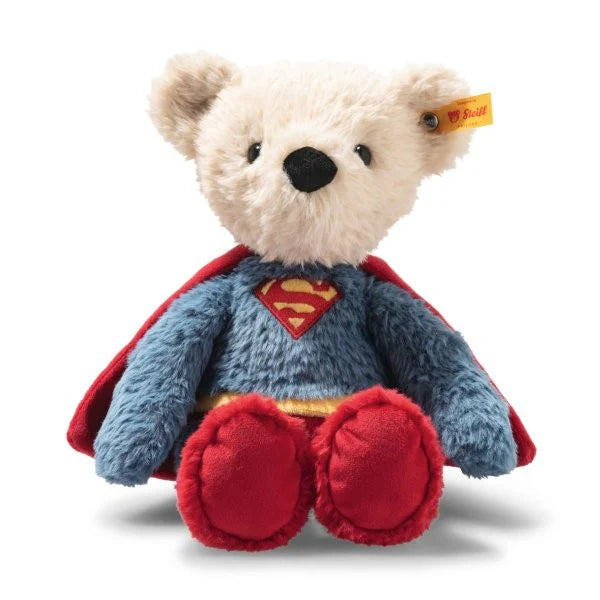 Steiff Cuddly Friend Superman Teddy Bear The Best Quality Soft Plush Toy 29 cm