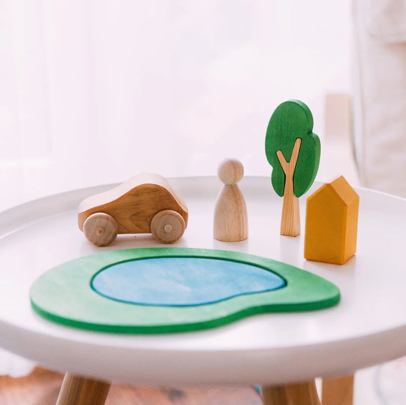 Wooden Summer Lake Set 2pcs by Avdar Toys Wooden Toys Pretend & Imaginative Play 3yrs+