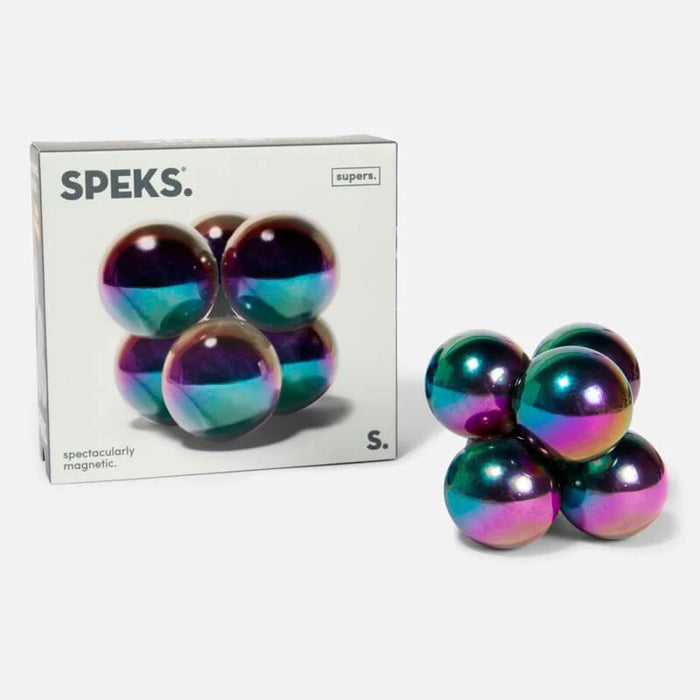 Speks Super Magnetic Balls 3.3cm 6pc - Oil Slick