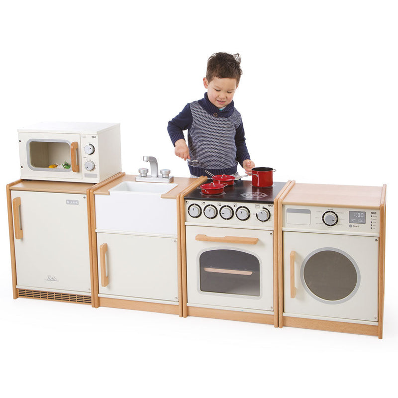 Tidlo Microwave Pretend and Imaginative Play Kitchen 3yrs+