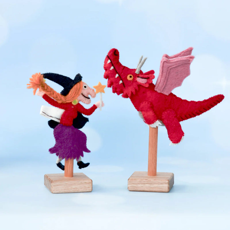 Tara Treasures Finger Puppet Stand Short (Single 1 Rod) 8.5cm Height 3yrs+