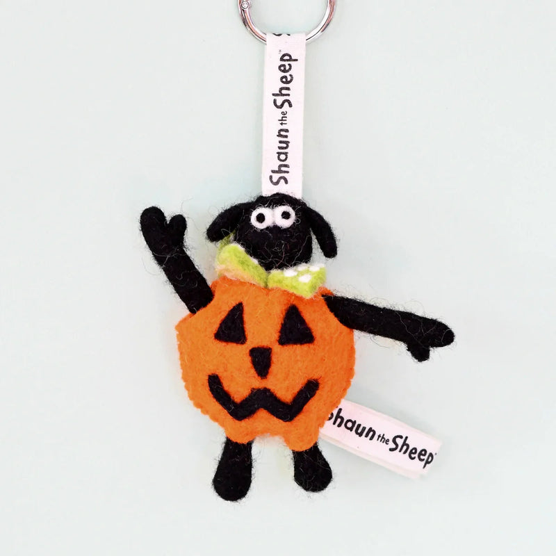Tara Treasures New Shaun The Sheep Felt Sheep Timmy Pumpkin Keychain Travel Toys Halloween 3yrs+