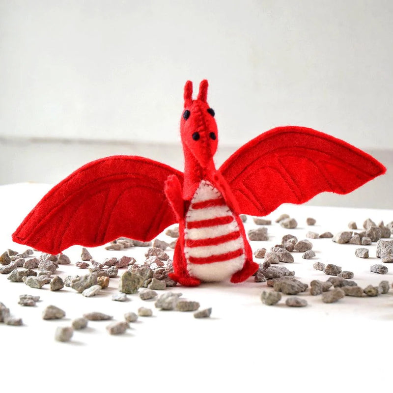 Tara Treasures Felt Dragon Pretend & Imaginative Play Toys Felt Animals Dinosaur and Dragon Theme 3yrs+