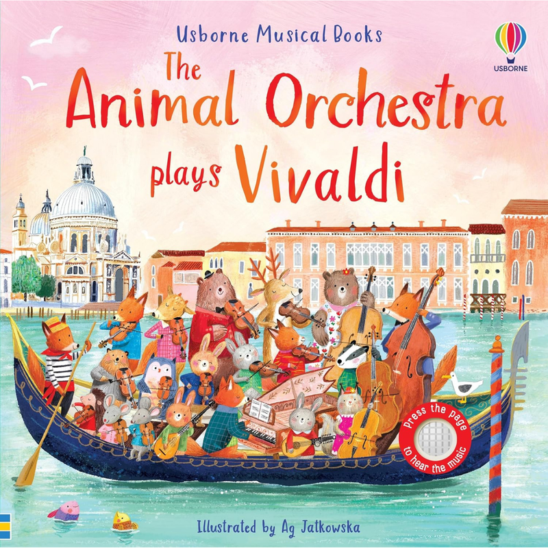 The Animal Orchestra Plays Vivaldi Sound Book Interactive Book (Board Book) Kids Picture Book