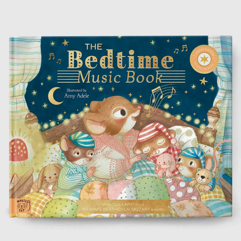The Bedtime Music Book (Hardcover) By Jennifer Eckford and Amy Adele Musical Gifting Kids Book 2yrs+