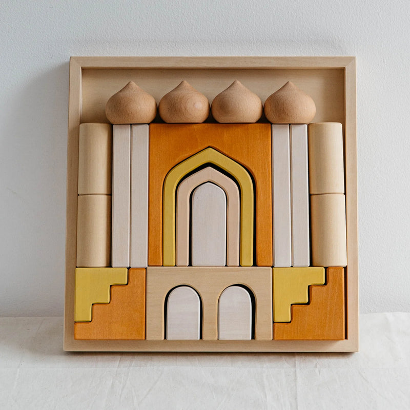 Wooden Castle Building Block 23pcs by Avdar Toys Wooden Toys Building Blocks STEM Toys Gifting Idea for 3yrs+